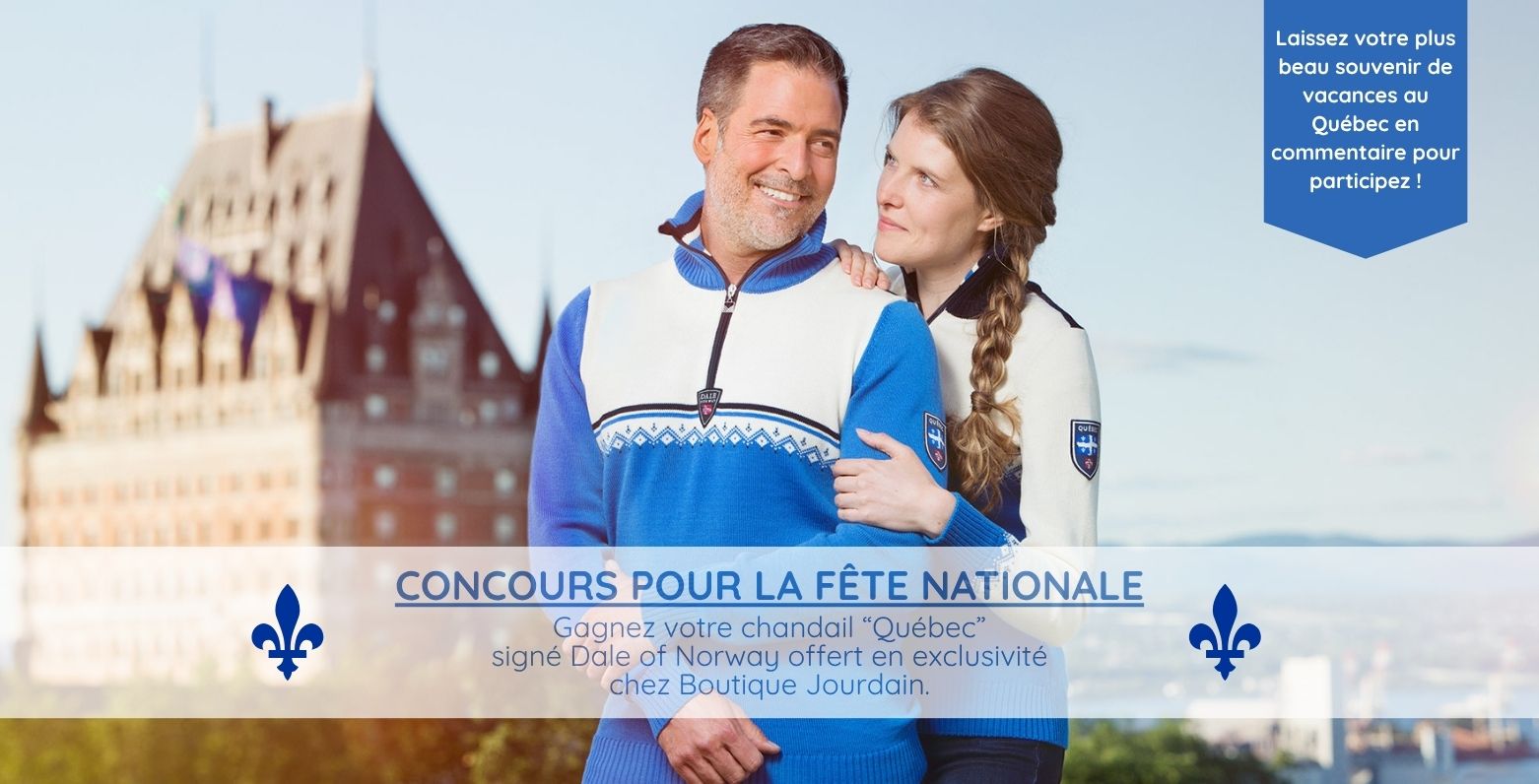 Concours exclusif : le chandail “Québec” à gagner pour la Fête nationale